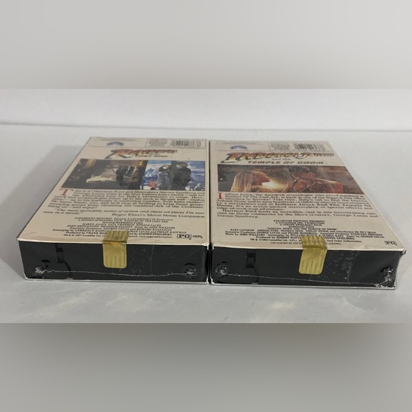 Raiders Of The Lost Ark & Indiana Jones and the Temple of Doom VHS SEALED 1989 - Picture 5 of 10
